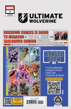 [Signed by Tyler Kirkham] Ultimate Wolverine #1  Unknown Tyler Kirkham Excl Prem Var