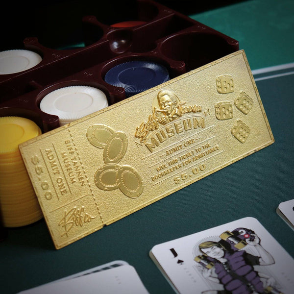 Back to the Future Part II Limited Edition 24 Karat gold-plated Biff Tannen Museum ticket replica