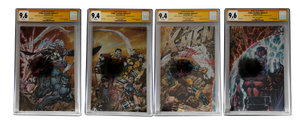 [TRIPLE SIGNED CGC YELLOW LABEL 4 PACK FOIL] X-Men 1991 #1 Facsimile Jim Lee | Claremont |  Williams Cover Var [Set #2]