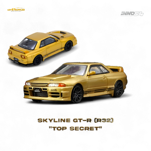 (Pre-Order) INNO64 Top Secret BNR32 GT-R 650R Gold 1:64