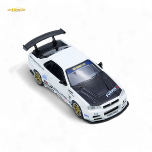 (Pre-Order) Inno64 Top Secret R34 GT-R White 1:64