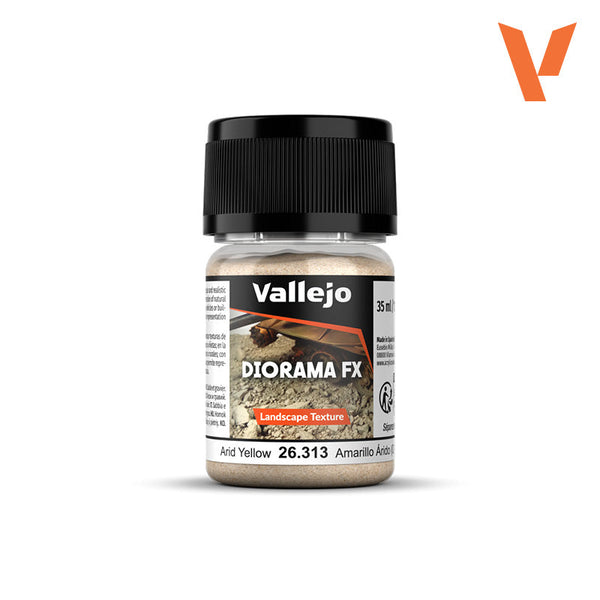 Little Shop of Magic Vallejo Diorama FX: Landscape Texture - Arid Yellow - 0.1-0.6 mm — Miniatures