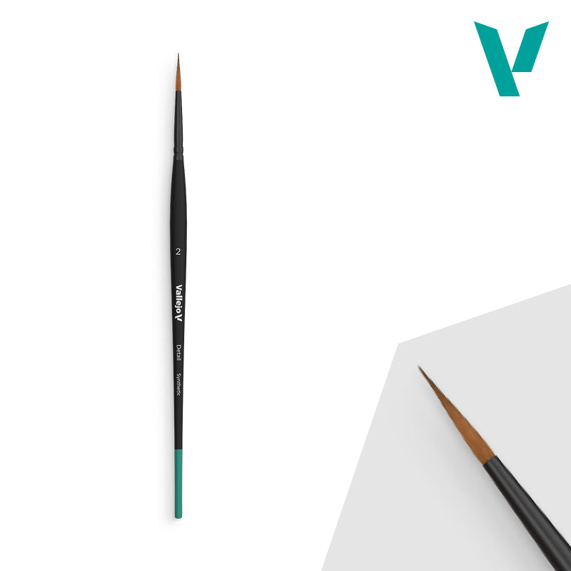 Vallejo Hobby Brushes: Detail - Synthetic - Size 2