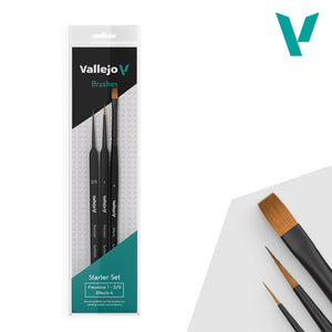 Vallejo Hobby Brushes: Synthetic - Starter Set