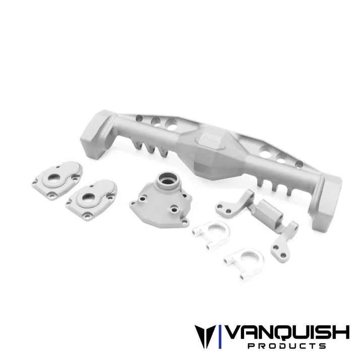 Vanquish VPS08493 Axial SCX10-III Currie F9 Rear Axle Clear Anodized