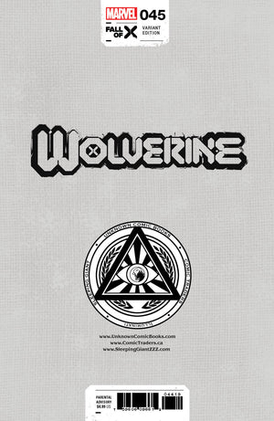 [Signed by Kaare Andrews] WOLVERINE 45 UNKNOWN COMICS KAARE ANDREWS EXCLUSIVE VAR [IN STOCK]