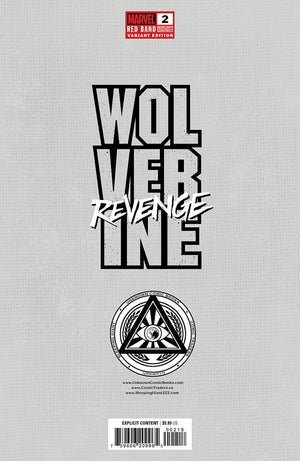 [Signed by Hickman] Wolverine: Revenge - Red Band #2 Virgin Unknown Comics Kirkham Exclusive Var Explicit Content [INST]