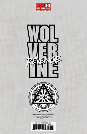 [Signed by Hickman] Wolverine: Revenge - Red Band #3 Virgin Unknown Comics Andrews Convention Exclusive Var Explicit Content [INST]