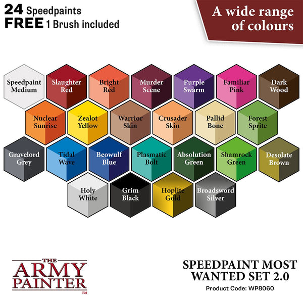 Army Painter Speedpaint Most Wanted Set 2.0