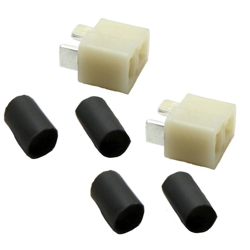 Deans 1322 HW High Temp Ultra Plug, White, Female, for 12-16 Gauge Wire