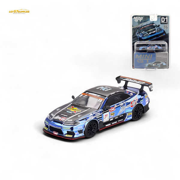 Mini-GT Nissan S15 Silvia D-MAX #70 Japan Exclusive #855 1:64