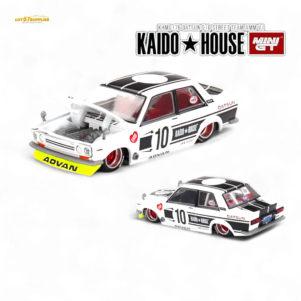Kaido House Datsun 510 Street Team XMM V1 1:64