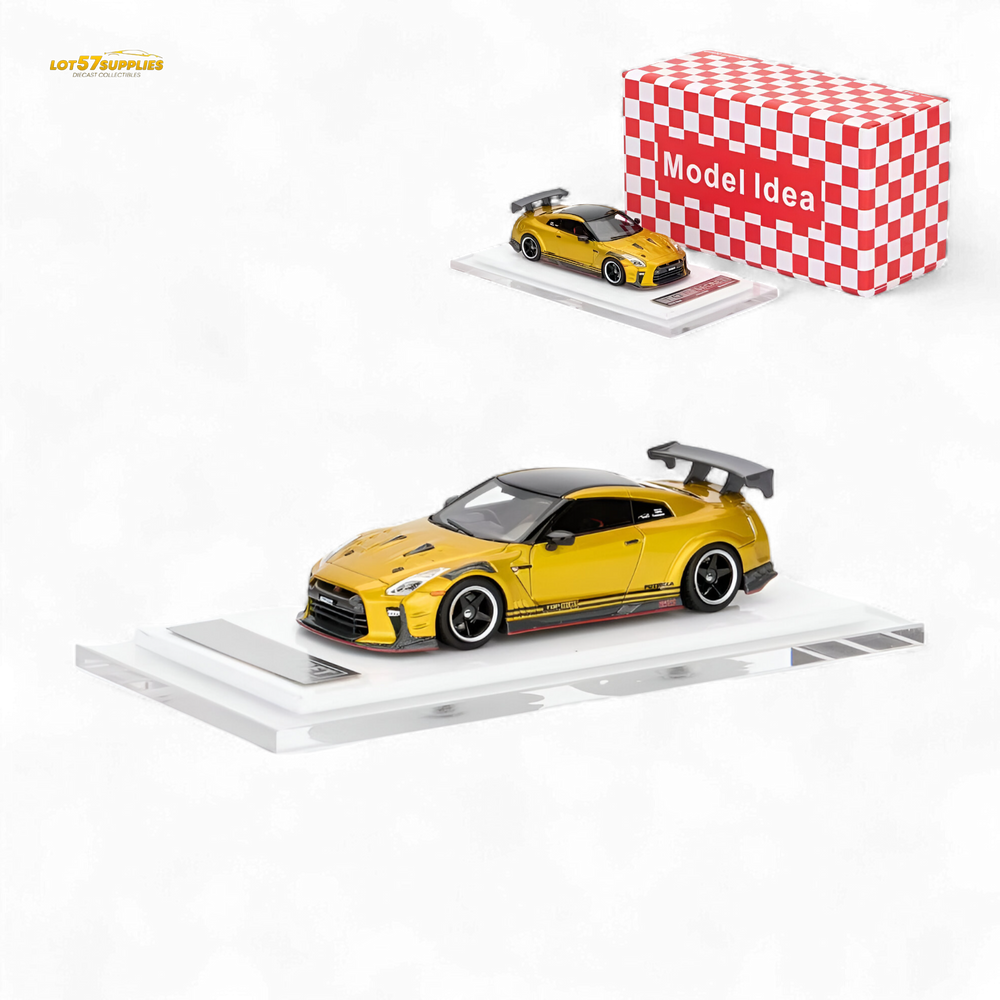 Model Idea GT-R R35 TOP SECRET Modified Version Resin 1:64 - Limited to 299pcs
