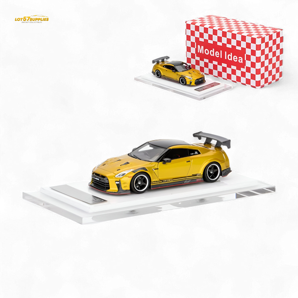 Model Idea GT-R R35 TOP SECRET Modified Version Resin 1:64 - Limited to 299pcs