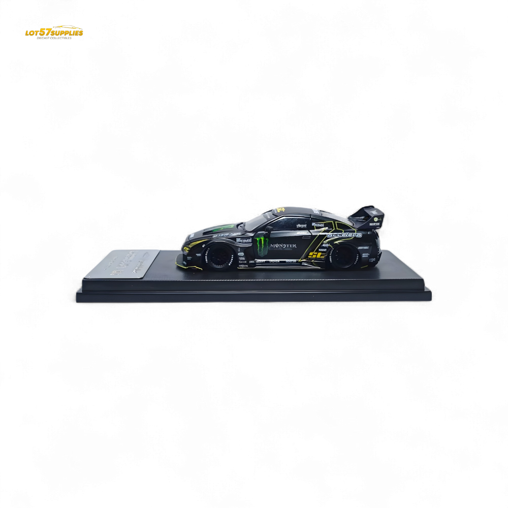 MC Skyline R35 GTR GT - Matte Black Monster 1:64