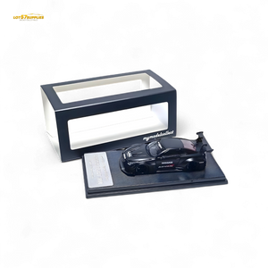 MC Skyline R35 GTR GT - Matte Black Advan Liberty Walk (LB) 1:64