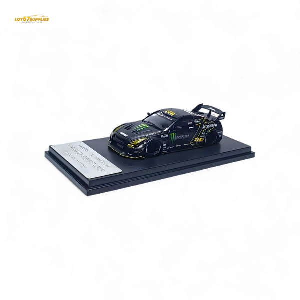 MC Skyline R35 GTR GT - Matte Black Monster 1:64