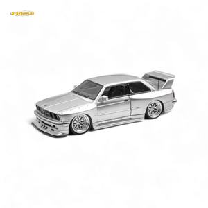 Model car on a white background