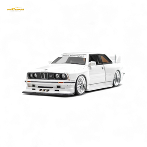 White BMW car with 'BMW Motorsport' branding on a white background