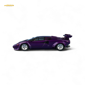 Findclassically Countach LP5000S - Metallic Purple w/ Wing 1:64