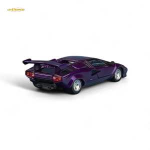 Findclassically Countach LP5000S - Metallic Purple w/ Wing 1:64