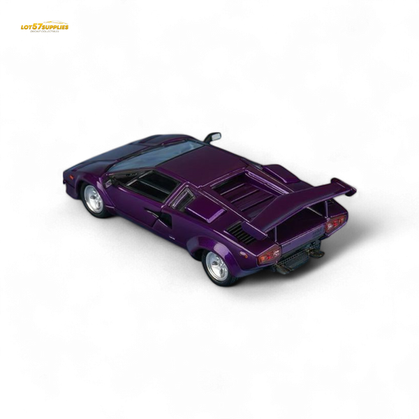 Findclassically Countach LP5000S - Metallic Purple w/ Wing 1:64