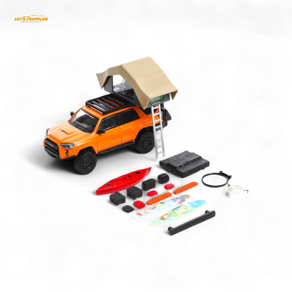 GCD Toyota Super Overlord Light Modified Version 4 Runner - Orange 1:64