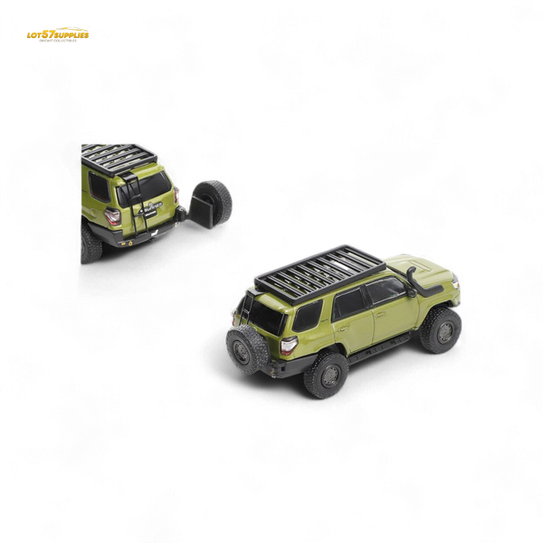 GCD Toyota Super Overlord Light Modified Version 4 Runner - Olive Green 1:64
