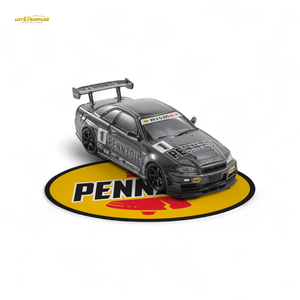 Fast Speed FS 1:64 Skyline GT-R R34 Nismo Z-Tune Pennzoil #1 – Grey (Foshan AIT Exhibition Edition)