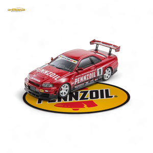 Fast Speed FS 1:64 Skyline GT-R R34 Nismo Z-Tune Pennzoil #1 – Red (Foshan AIT Exhibition Edition)