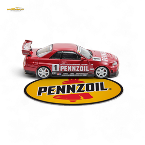 Fast Speed FS 1:64 Skyline GT-R R34 Nismo Z-Tune Pennzoil #1 – Red (Foshan AIT Exhibition Edition)