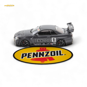 Fast Speed FS 1:64 Skyline GT-R R34 Nismo Z-Tune Pennzoil #1 – Grey (Foshan AIT Exhibition Edition)