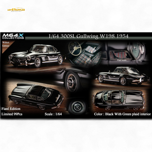 M64X 1:64 300SL W198 1954 Final Edition – Black Limited to 99 Pcs