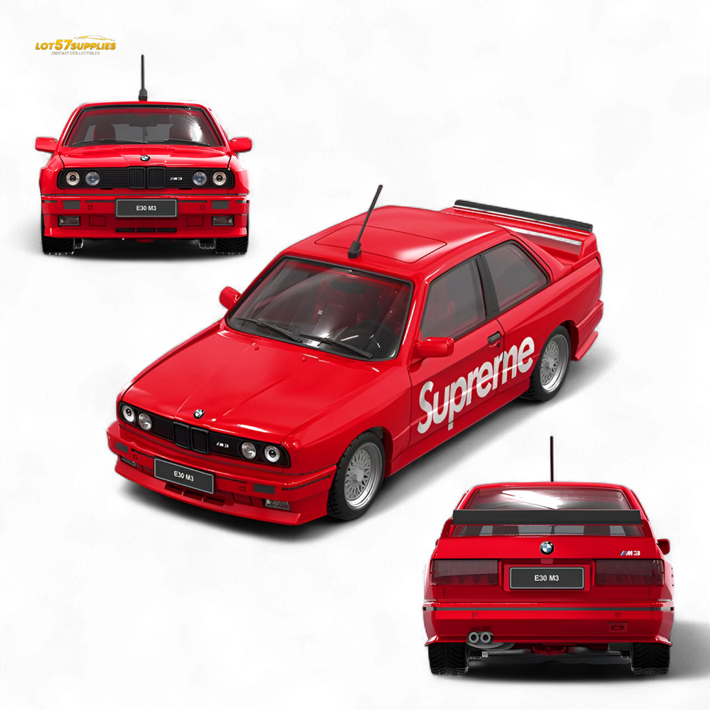 Original Model E30 Supreme Livery - S u p r e m e 1:64