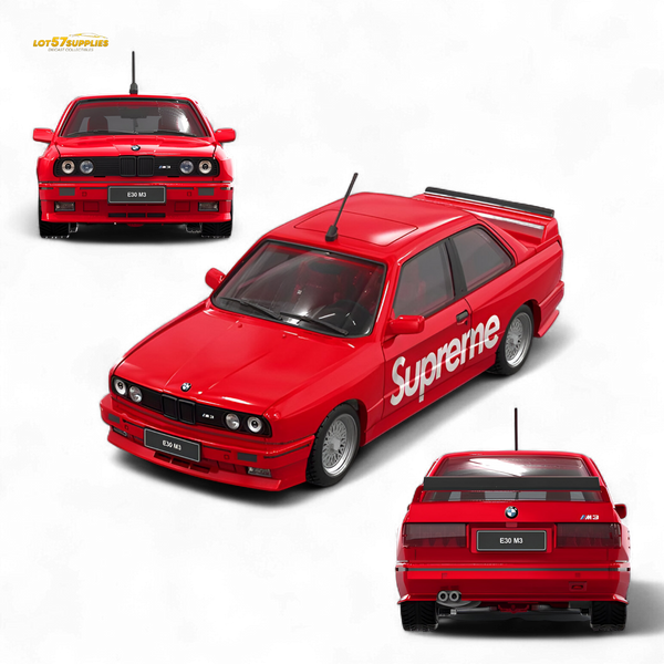 Original Model E30 Supreme Livery - S u p r e m e 1:64