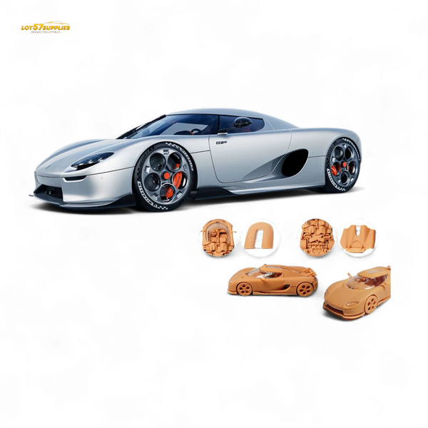 (Pre-Order) Rhino Model RM CC850 (Magnetic structure of engine hood) - Silver 1/64