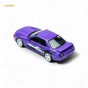 (Pre-Order) TimeMicro Skyline GT-R R32 Los Santos Drift - Purple 1/64
