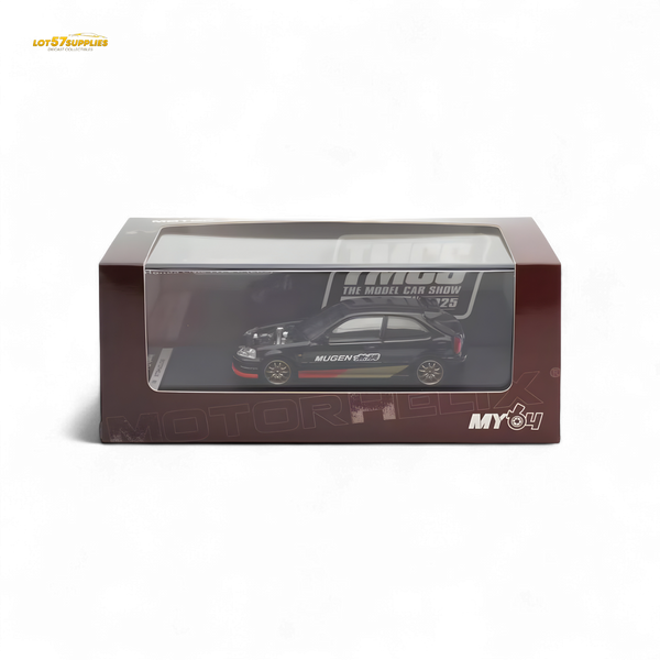 Motorhelix Honda Civic EK9 MUGEN Malaysia Limited Edition - Black 1:64