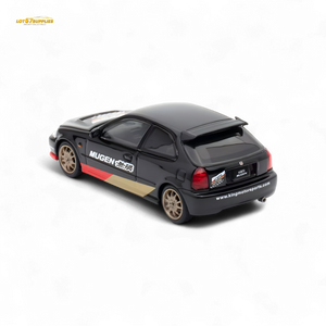 Motorhelix Honda Civic EK9 MUGEN Malaysia Limited Edition - Black 1:64