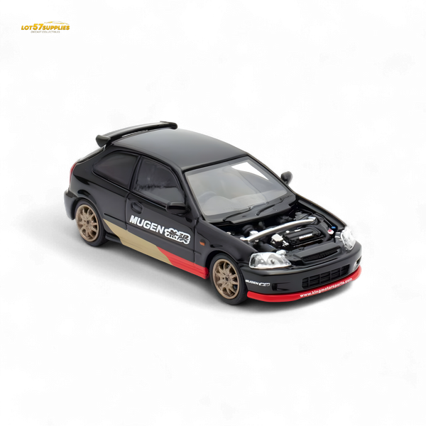 Motorhelix Honda Civic EK9 MUGEN Malaysia Limited Edition - Black 1:64