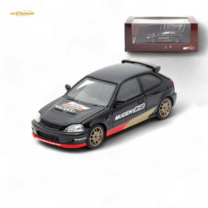 Motorhelix Honda Civic EK9 MUGEN Malaysia Limited Edition - Black 1:64