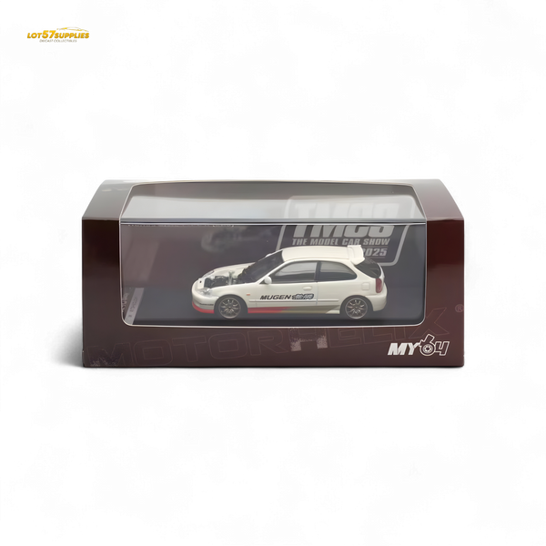 Motorhelix Honda Civic EK9 MUGEN Malaysia Limited Edition - White 1:64