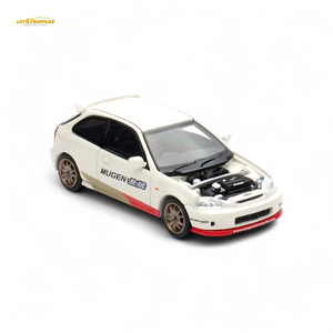 Motorhelix Honda Civic EK9 MUGEN Malaysia Limited Edition - White 1:64