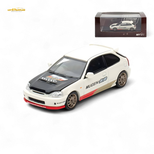 Motorhelix Honda Civic EK9 MUGEN Malaysia Limited Edition - White 1:64