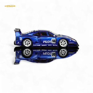 Demon King Auto F40 LB-Works Wide-Body Gull Wing Gate Modified - PILOT Livery 1:64