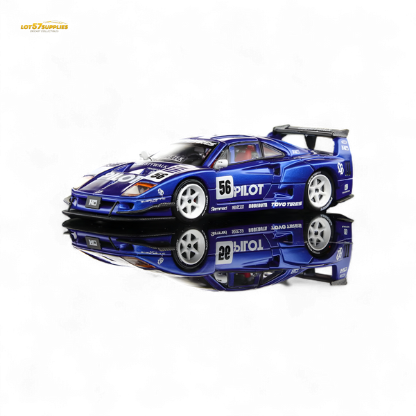 Demon King Auto F40 LB-Works Wide-Body Gull Wing Gate Modified - PILOT Livery 1:64