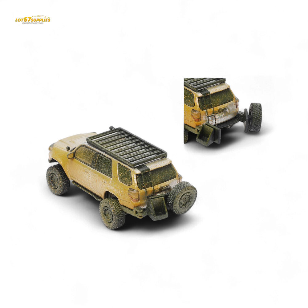 GCD Toyota Speed Master Silver Muddy 4 RUNNER – Silver Muddy 1:64