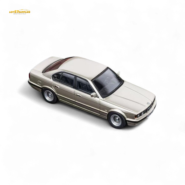 (Pre-Order) DCM BMW E34 5-Series Sedan Cashmere Beagle Gold 1:64