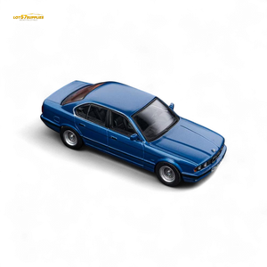 (Pre-Order) DCM BMW E34 5-Series Sedan Avis Metallic Blue 1:64