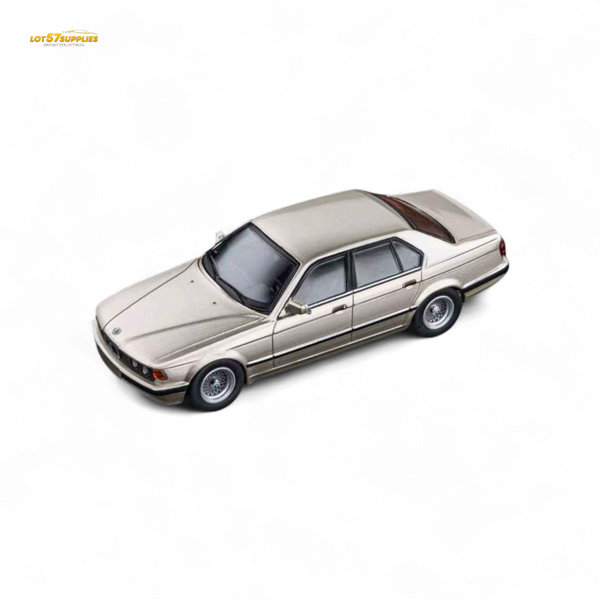 (Pre-Order) DCM BMW E32 7-Series Sedan Cashmere Beagle Gold 1:64